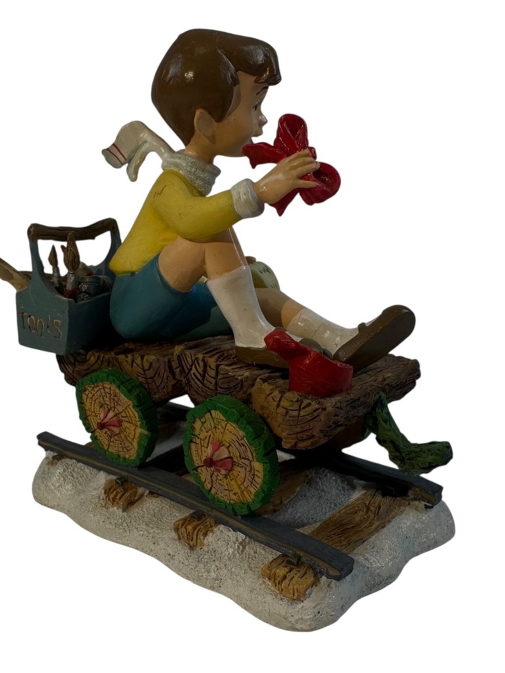 Piglet Holiday Express Disney Christopher Robin Danbury Mint Christmas Pooh Vtg - Picture 4 of 11
